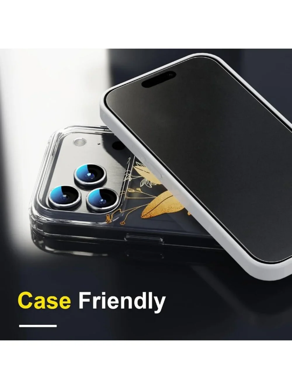 2 Pack Matte Screen Protector & Camera Lens Protector for iPhone 17 Pro